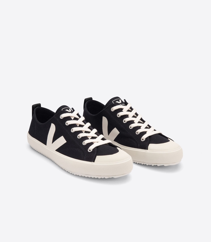 Black Veja Canvas Pierre Men's Nova | CPKNWI-324