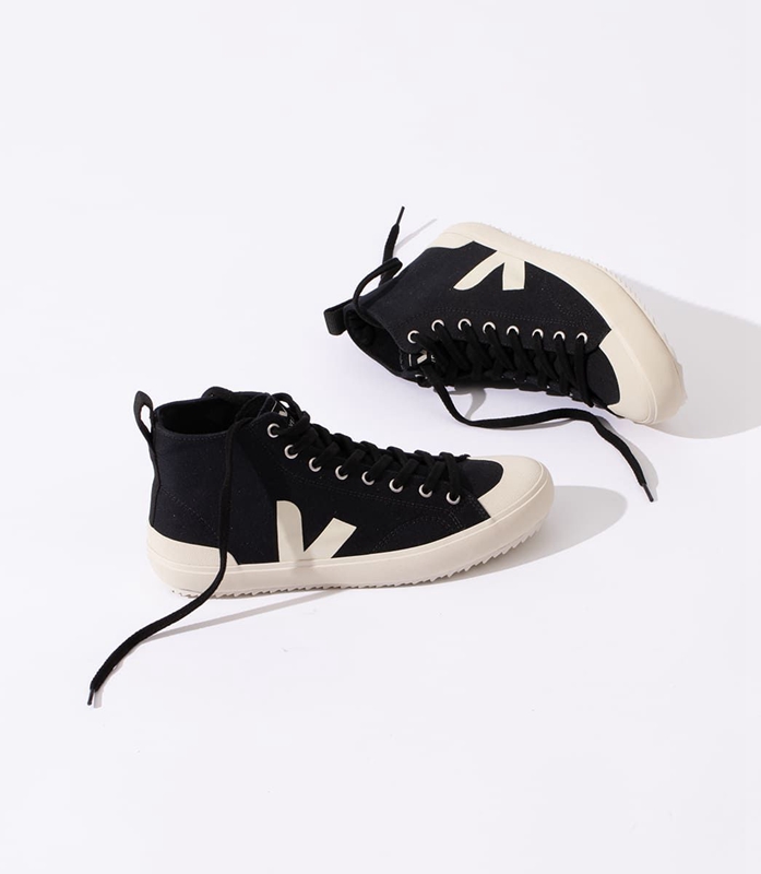 Black Veja Ht Canvas Pierre Women's Nova | WHXEJQ-594