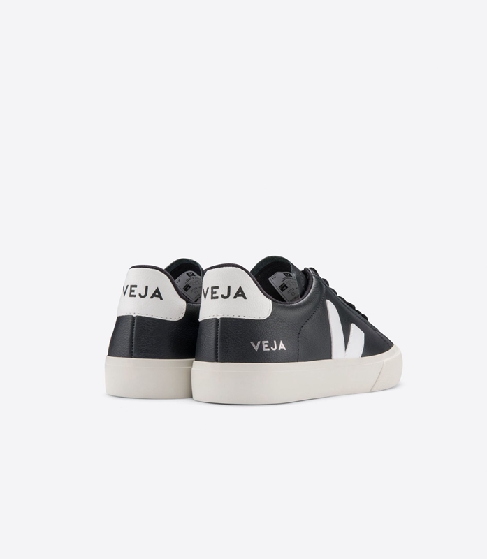 Black Veja Leather Men's Campo | KJWXYH-354