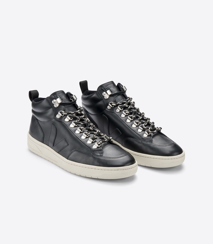 Black Veja Leather Pierre Sole Women's Roraima | RLCAZW-782