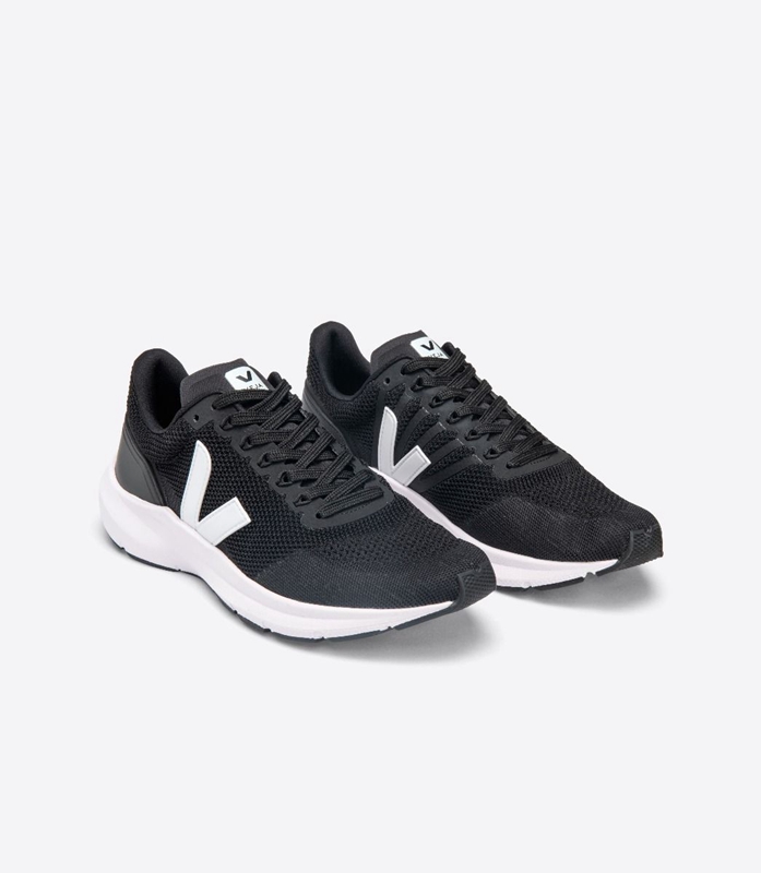 Black Veja V-Knit Women's Marlin | XLHTNK-197