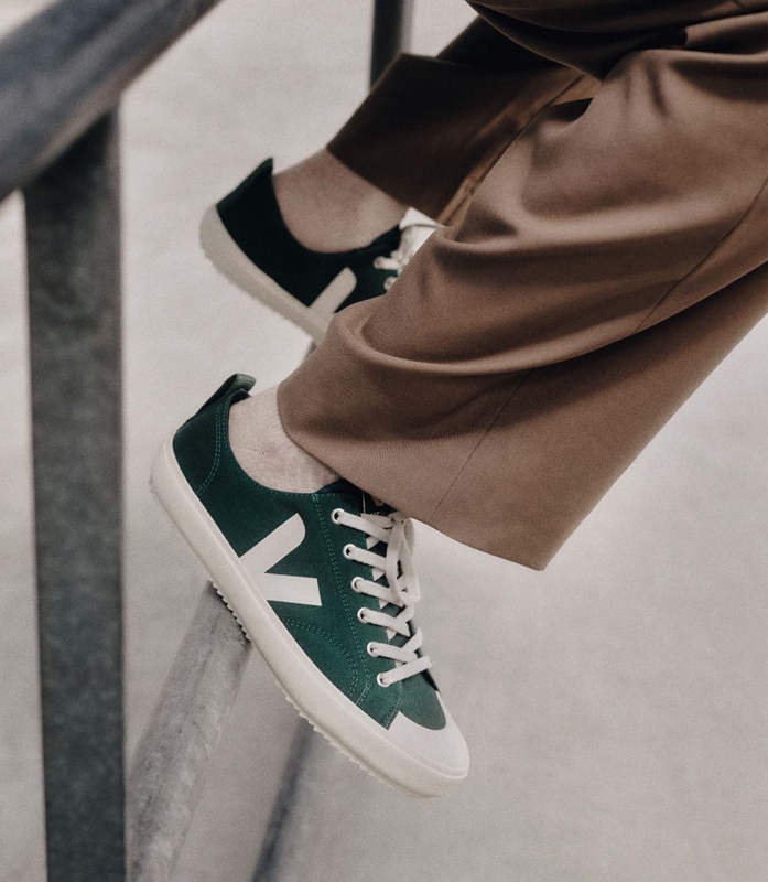 Green Veja Canvas Poker Pierre Women's Nova | WXJSTN-231