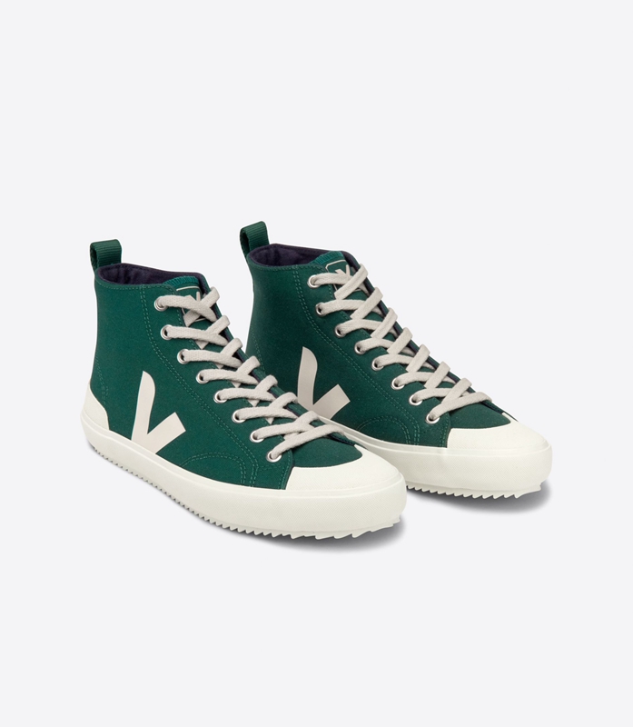 Green Veja Ht Canvas Poker Pierre Women's Nova | RPKUSB-521