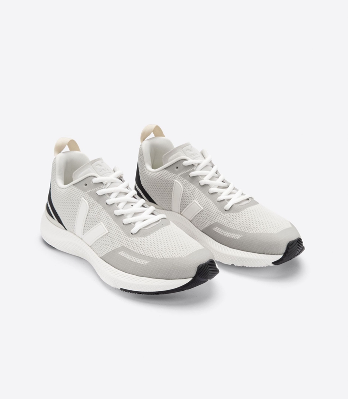 Grey Veja Engineered-Mesh Natural Women's Impala | PJAIKY-425