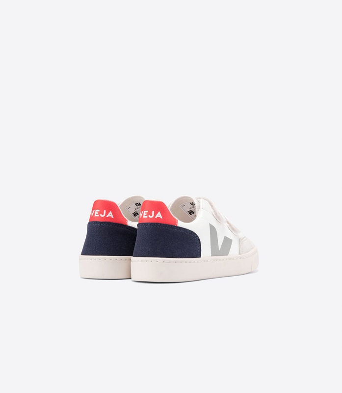 Grey Veja Leather Multico Nautico Kids' V-12 | ADEBCF-047