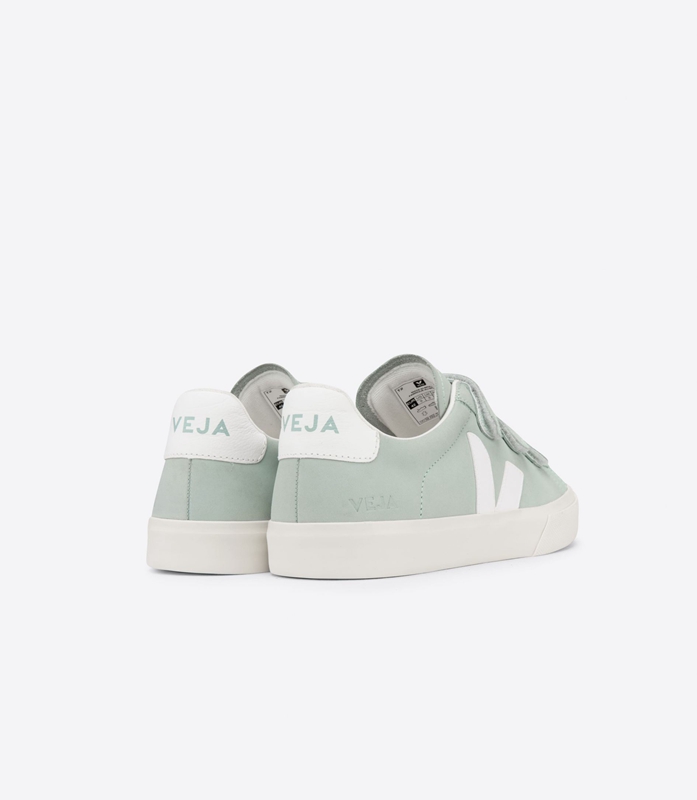 Mint Veja Nubuck Matcha Women's Recife | NWPTUZ-690