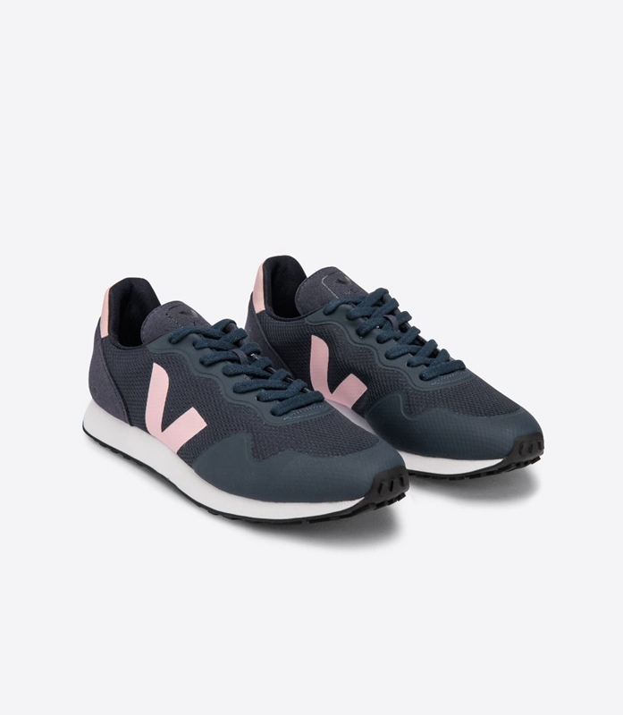 Navy Veja Alveomesh Nautico Petale Women's Sdu | QDZWRH-034