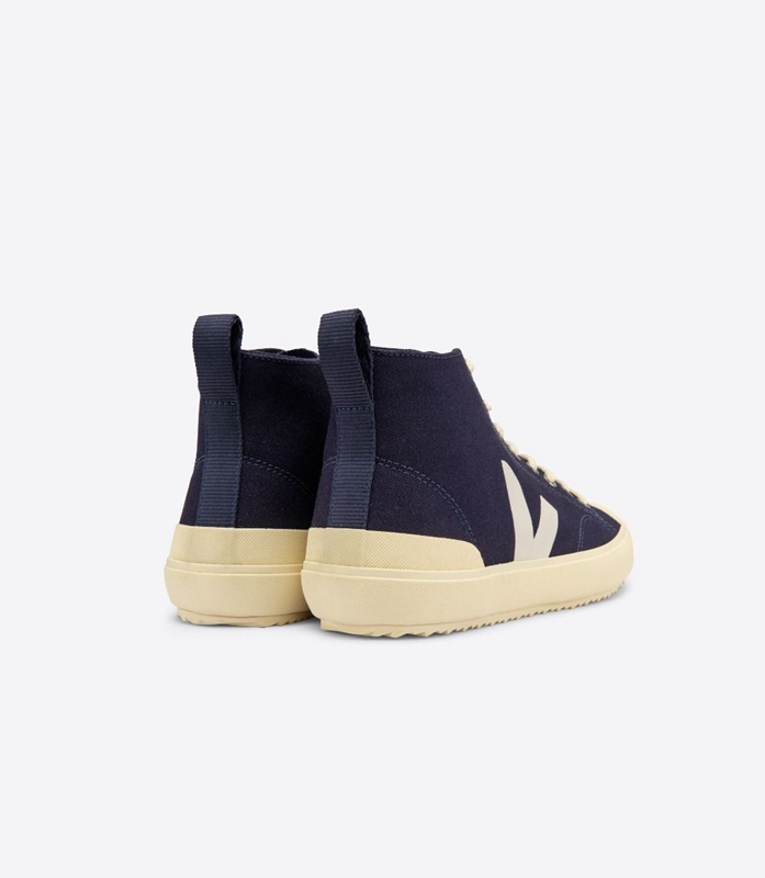 Navy Veja Ht Canvas Nautico Butter Sole Women's Nova | XYLNRD-032