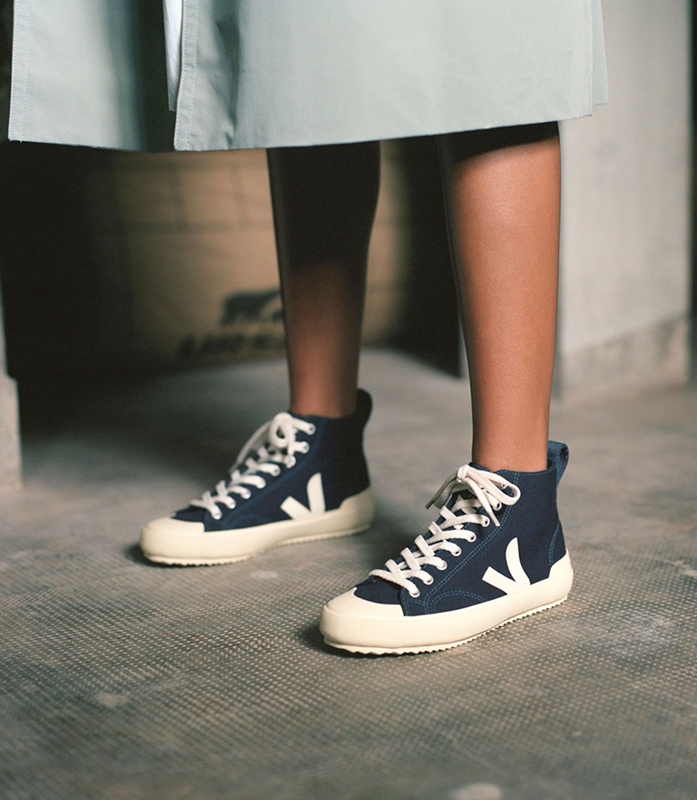 Navy Veja Ht Canvas Nautico Butter Sole Women's Nova | XYLNRD-032