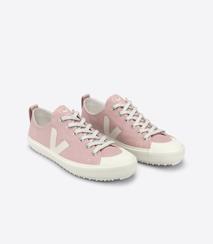 Pink Veja Canvas Babe Pierre Women's Nova | XOELQM-413