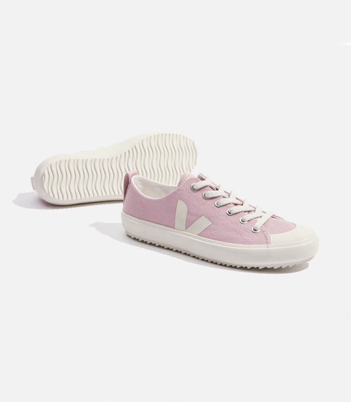 Pink Veja Canvas Babe Pierre Women's Nova | XOELQM-413