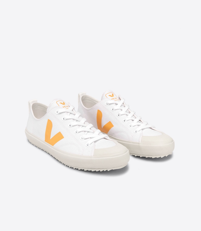 White Veja Canvas Ouro Men's Nova | RVMJIO-984