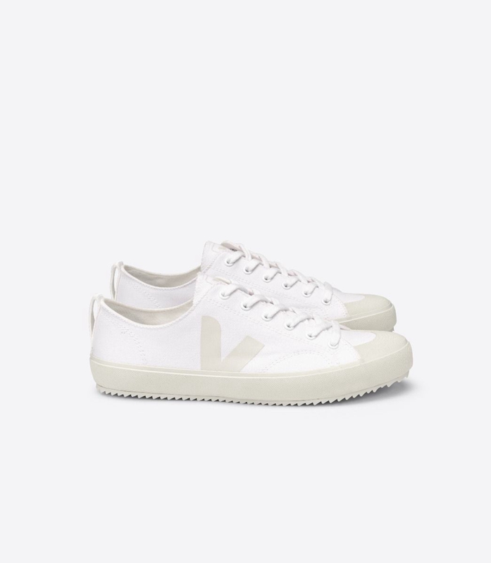 White Veja Canvas Pierre Men's Nova | NVIEQC-264