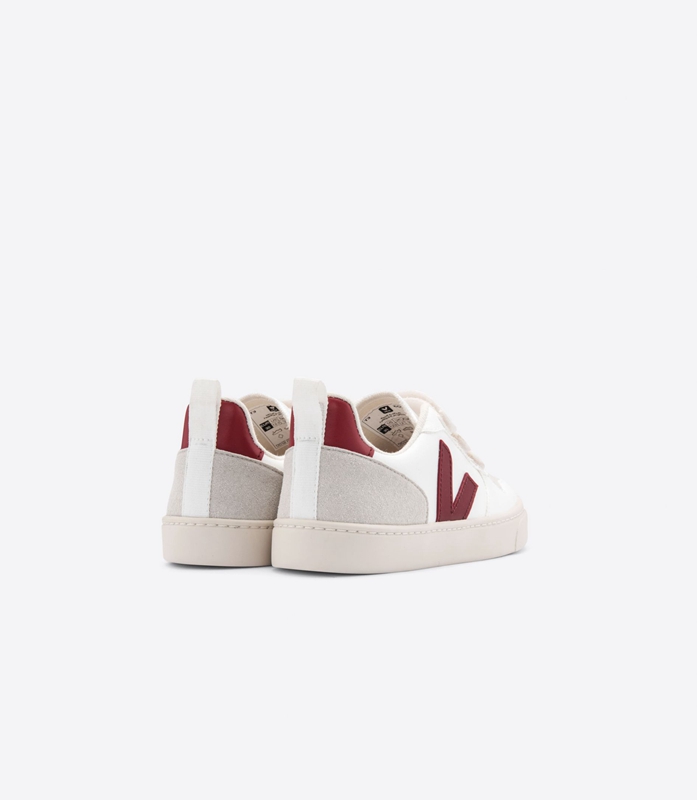 White Veja Cwl Marsala Kids' V-10 | RHYUXC-293