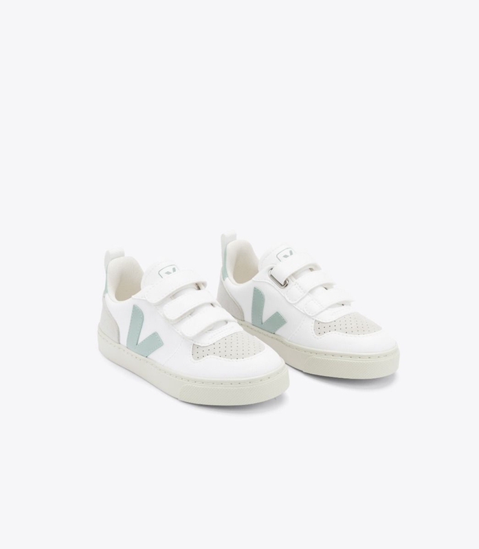 White Veja Cwl Matcha Kids' V-10 | RBGJWI-256