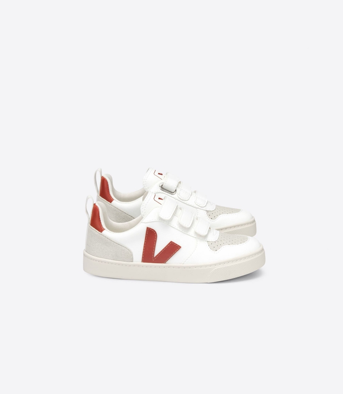 White Veja Cwl Rouille Kids\' V-10 | OUJPWQ-586