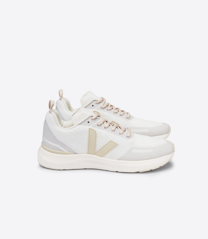 White Veja Jacquard Eggshell Pierre Women\'s Impala | PSZBIC-150