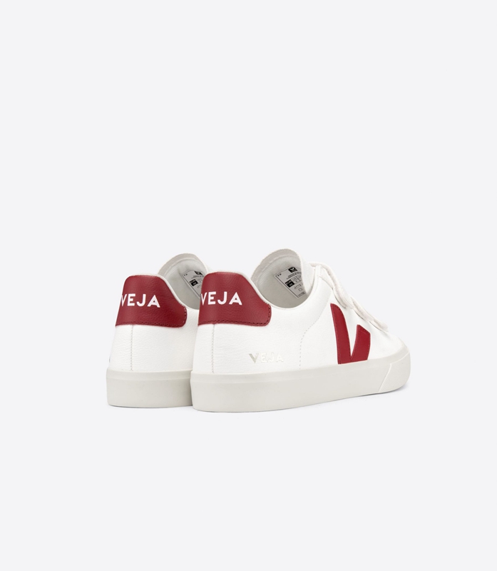 White Veja Leather Marsala Men's Recife | WKVGSC-329