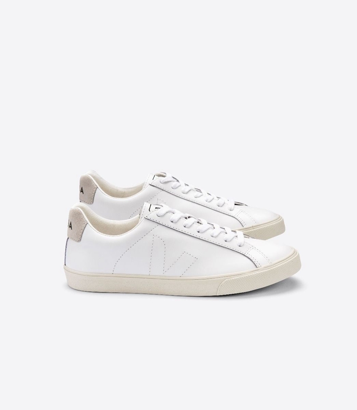 White Veja Leather Men\'s Esplar | YNXCEK-176