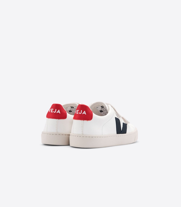 White Veja Leather Nautico Pekin Kids' Esplar | RQUJYD-194