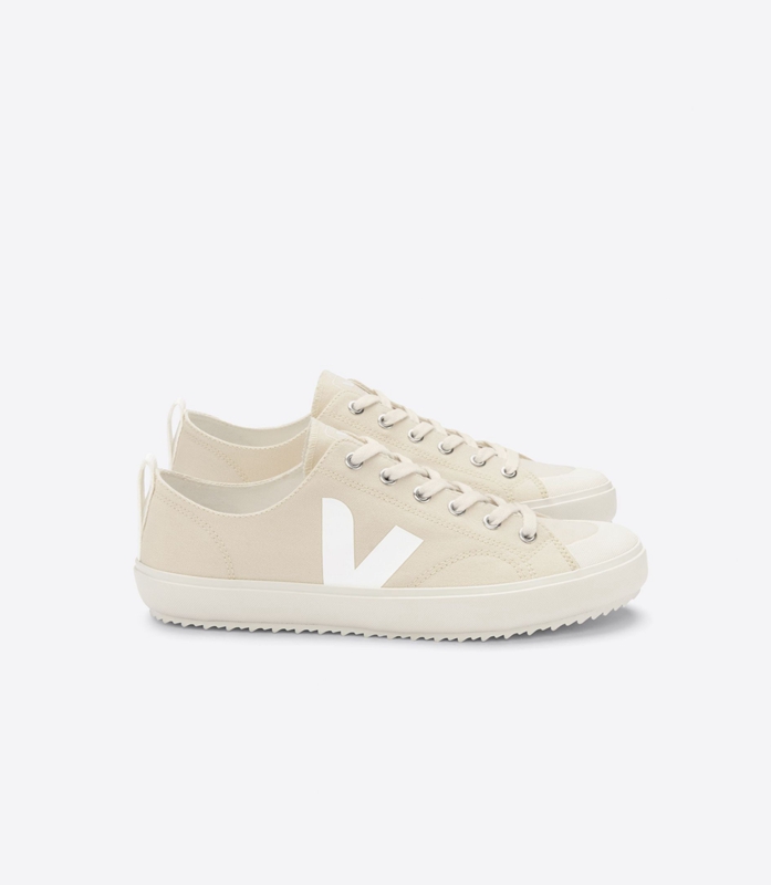 Beige Veja Canvas Areia Women's Nova | OMZPSI-891