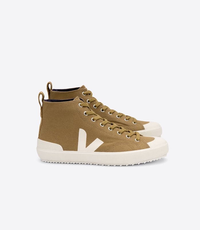 Brown Veja High Top Canvas Tent Pierre Women's Nova | KWJQDZ-124