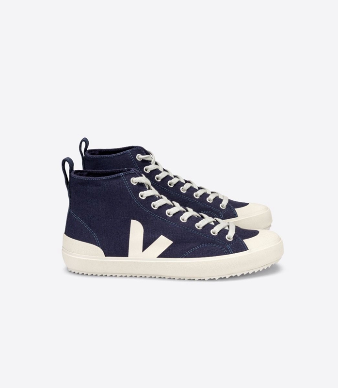 Navy Veja Ht Canvas Marine Pierre Women's Nova | CINWTO-916