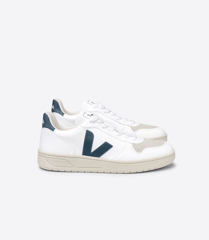 White Veja Cwl California Men's V-10 | YKVEAW-281