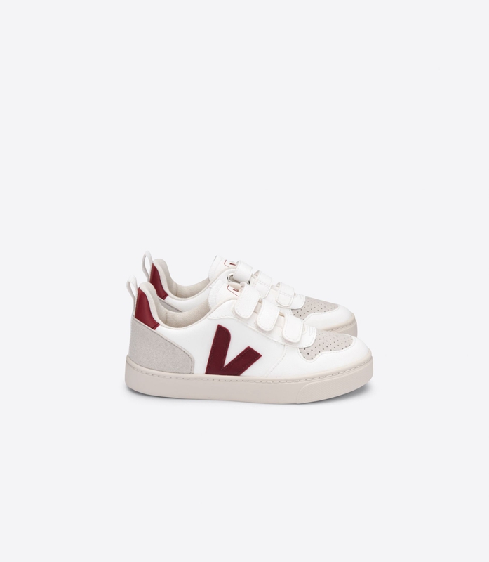 White Veja Cwl Marsala Kids' V-10 | RHYUXC-293