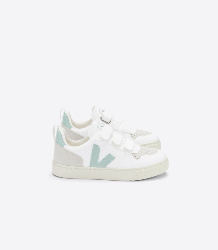 White Veja Cwl Matcha Kids' V-10 | RBGJWI-256